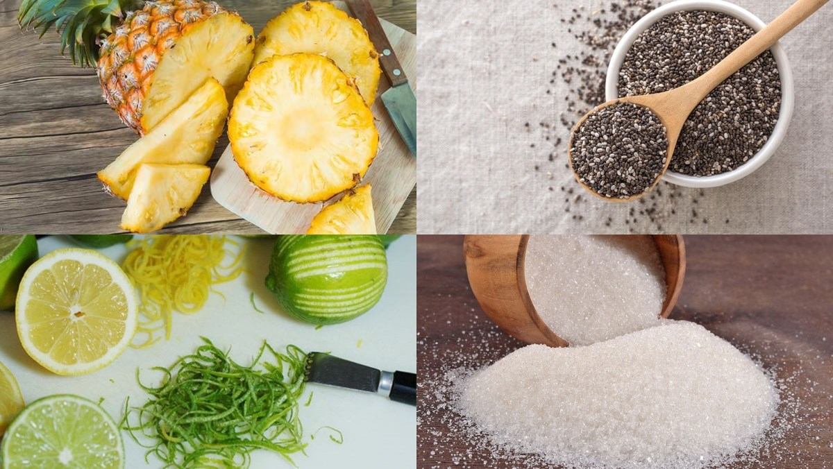 Nguyên liệu món ăn nước ép dứa