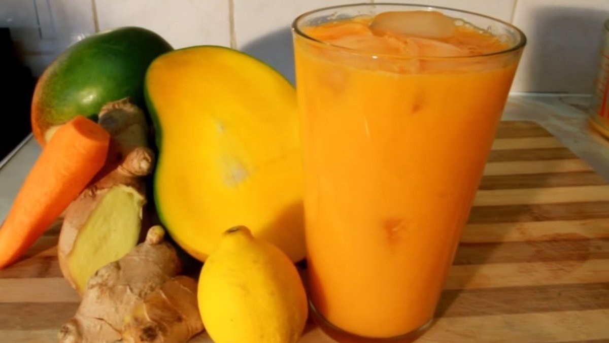 Nước ép xoài cà rốt