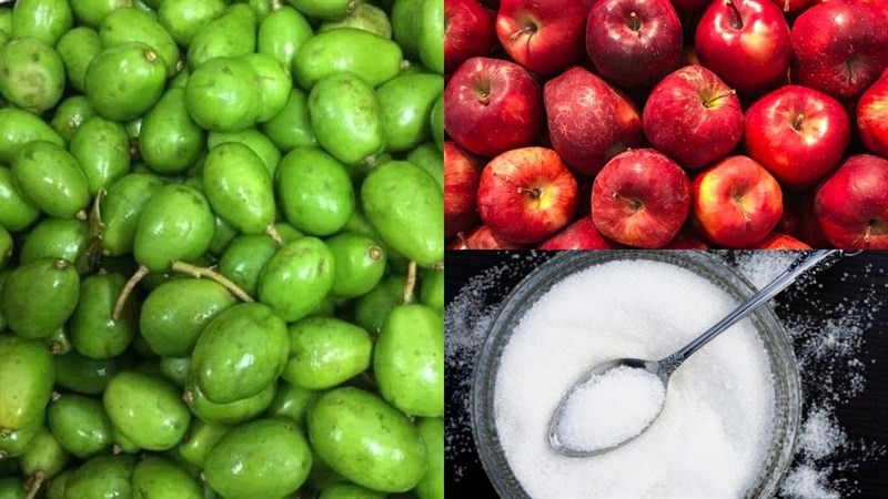 Nguyên liệu món ăn cách làm nước ép cóc