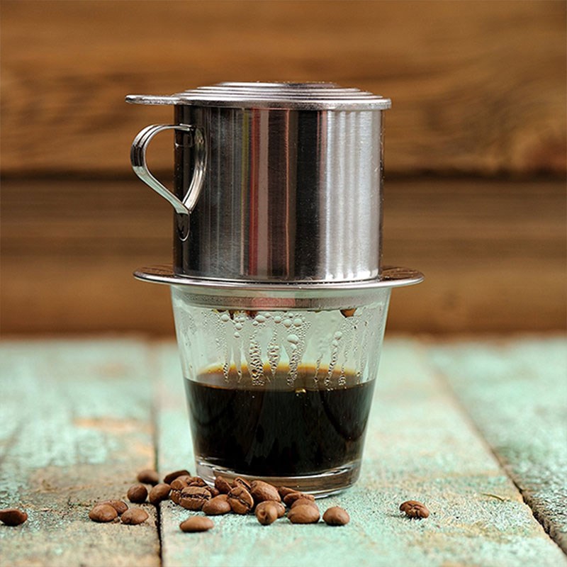 Bước 2 Pha cà phê Cà phê bọt biển sầu riêng