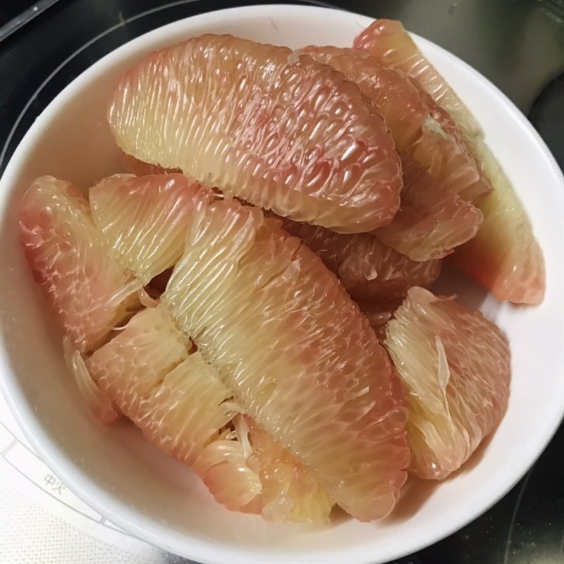 Bước 1 Sơ chế bưởi Nước ép bưởi