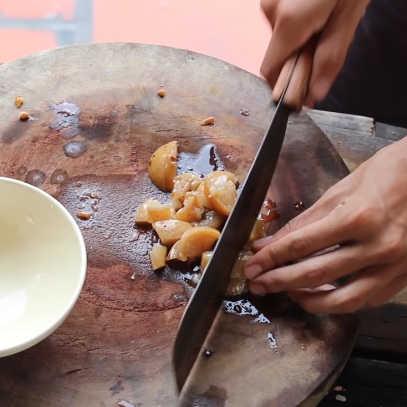 Bước 2 Sơ chế các nguyên liệu khác Vịt nấu chanh muối