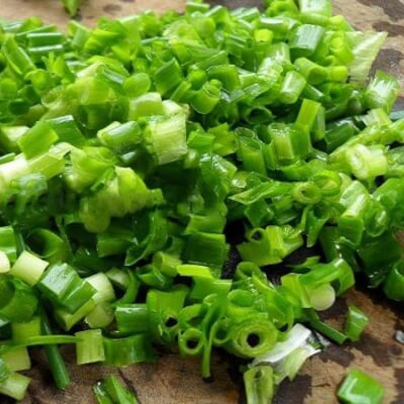 Bước 2 Sơ chế các nguyên liệu khác Bún chả cá hồi
