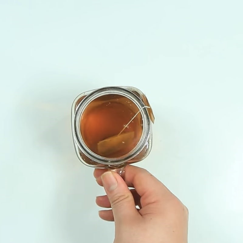 Bước 1 Ngâm trà túi lọc Trà chanh dây (chanh leo)