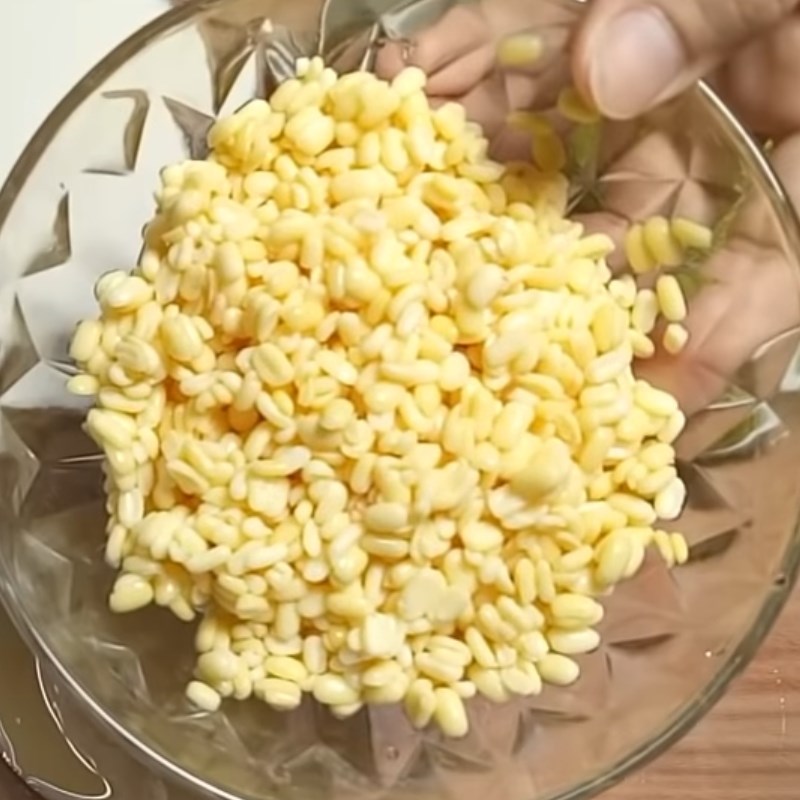 Bước 1 Sơ chế đậu xanh Kem đậu xanh sữa dừa