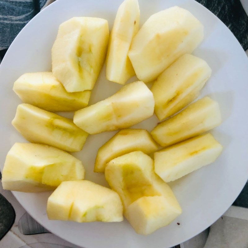 Bước 1 Sơ chế nguyên liệu Nước ép táo dứa