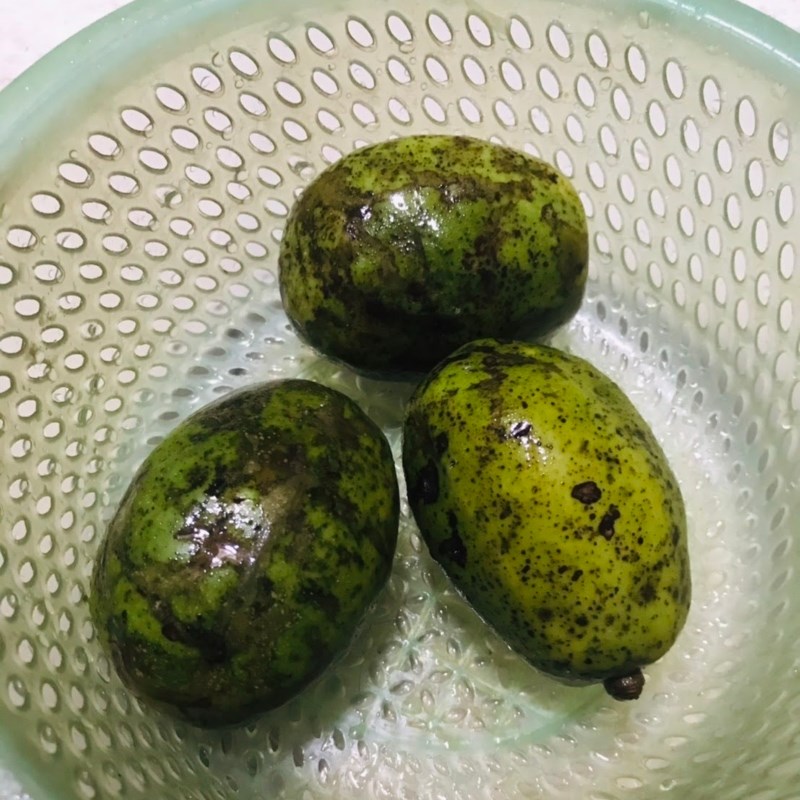 Bước 1 Sơ chế nguyên liệu Nước ép cóc