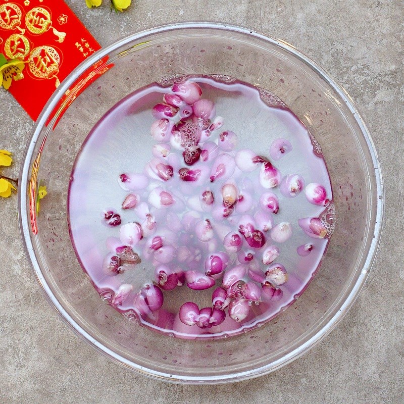 Bước 1 Sơ chế nguyên liệu Dưa hành