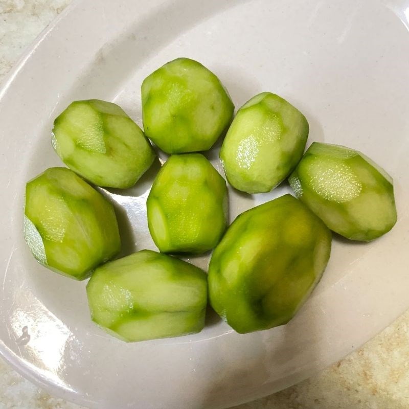 Bước 1 Sơ chế nguyên liệu Nước ép cóc táo