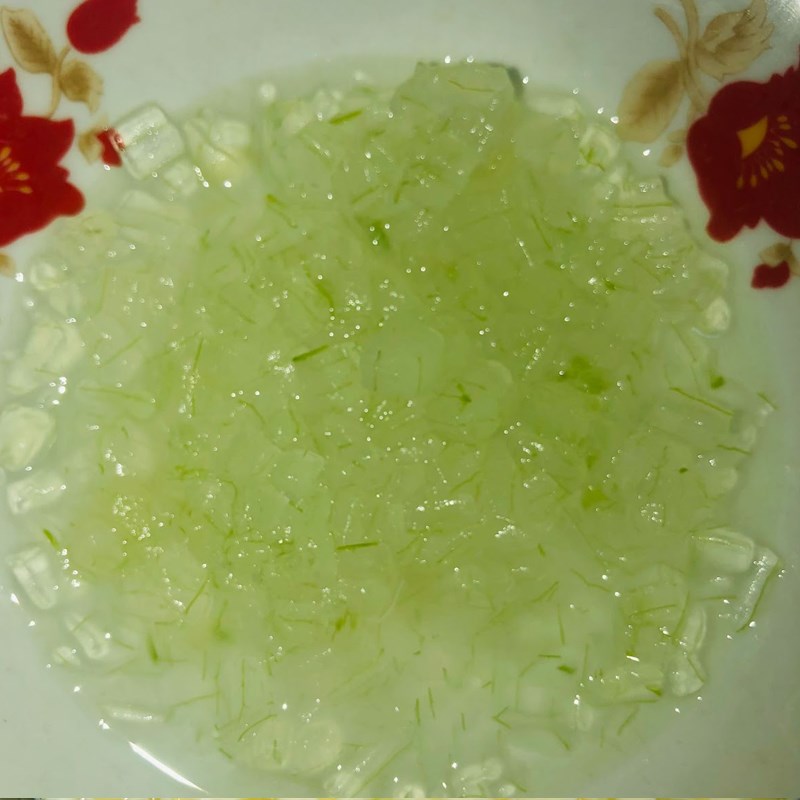 Bước 1 Sơ chế nha đam Sữa chua phô mai nha đam