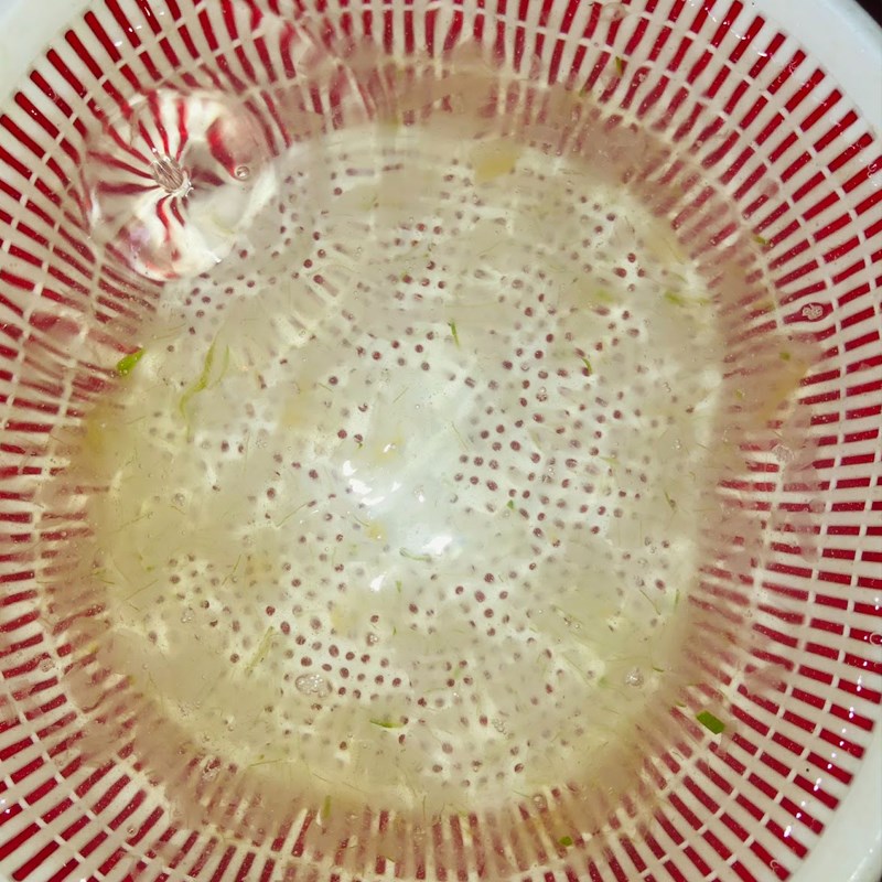 Bước 1 Sơ chế nha đam Sữa chua phô mai nha đam