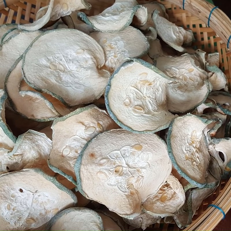 Bước 1 Sơ chế và phơi bí đao Trà bí đao hạt chia