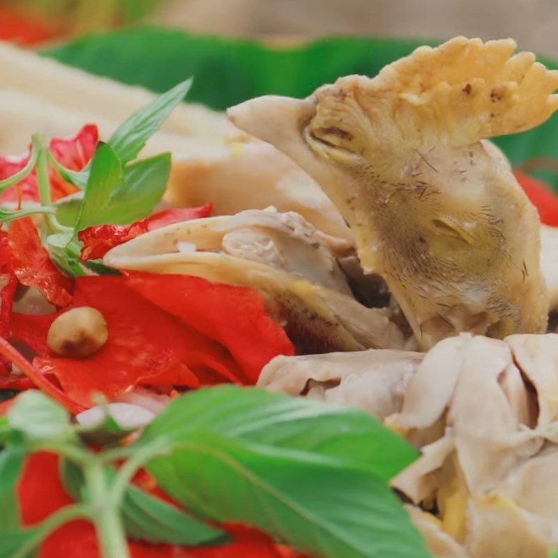 Bước 6 Thành phẩm Gỏi gà hoa phượng