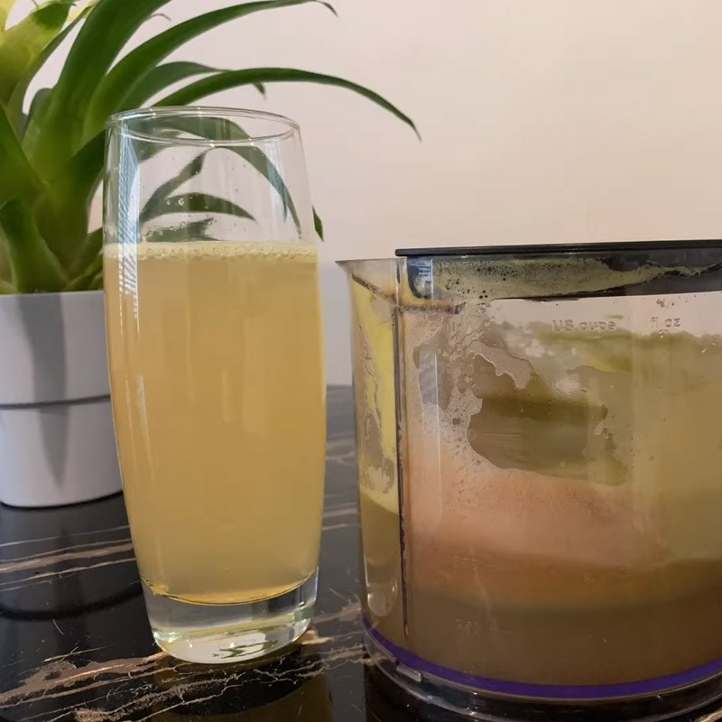 Bước 3 Thành phẩm Nước ép táo lê