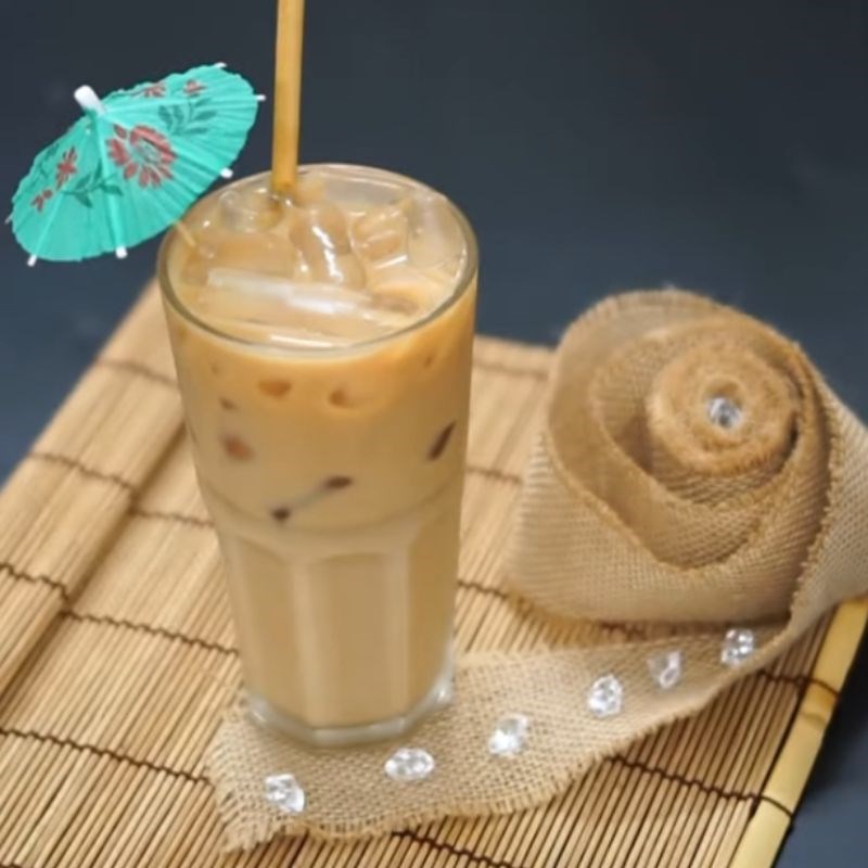 Bước 3 Thành phẩm Hồng trà sữa với sữa tươi