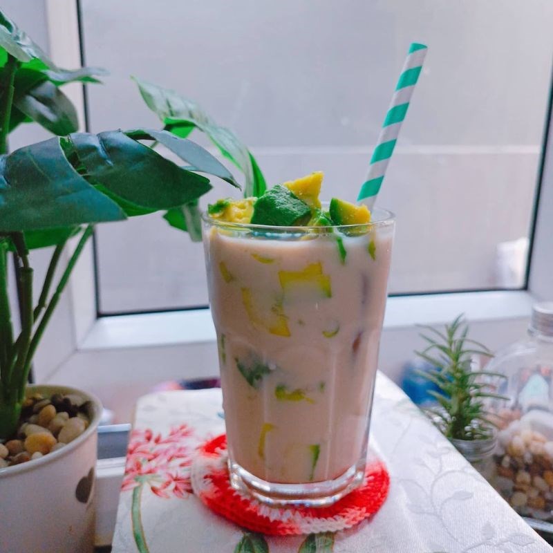 Bước 4 Thành phẩm Trà sữa bơ