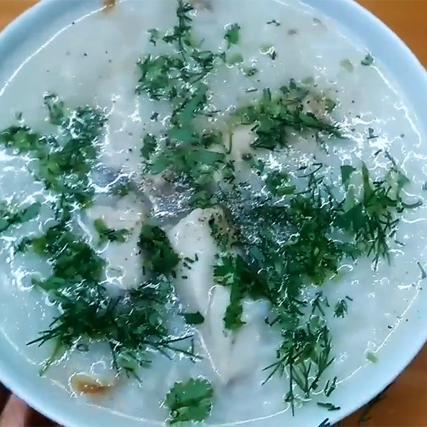Bước 5 Thành phẩm Cháo cá bớp thì là