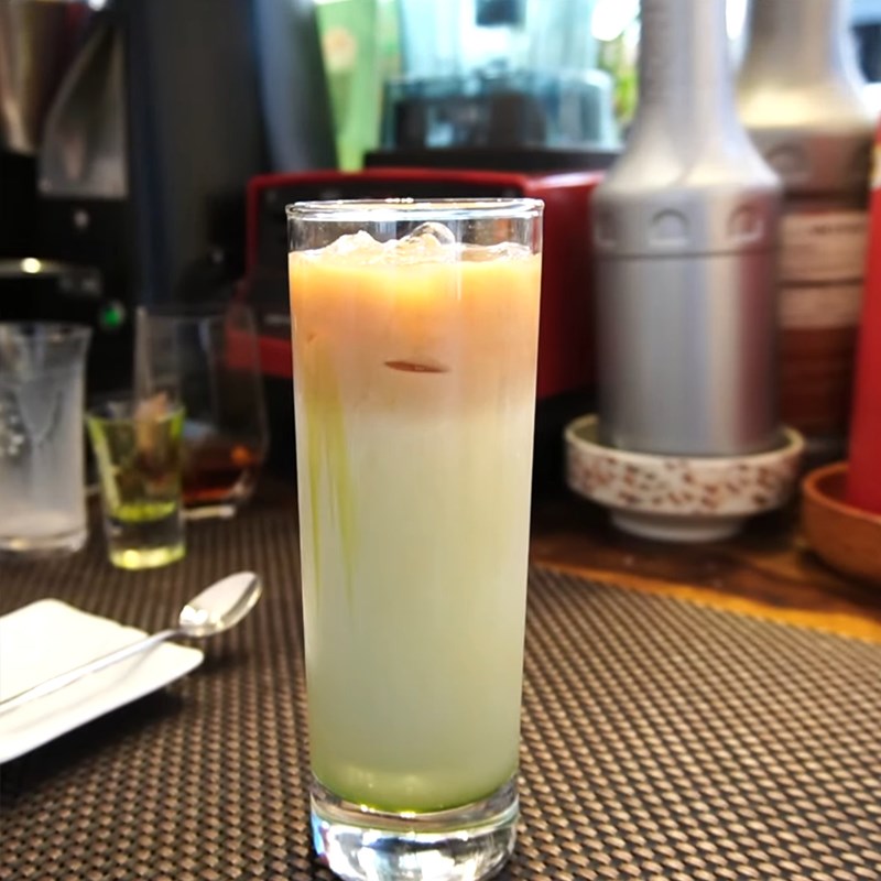 Bước 3 Thành phẩm Trà sữa lá dứa