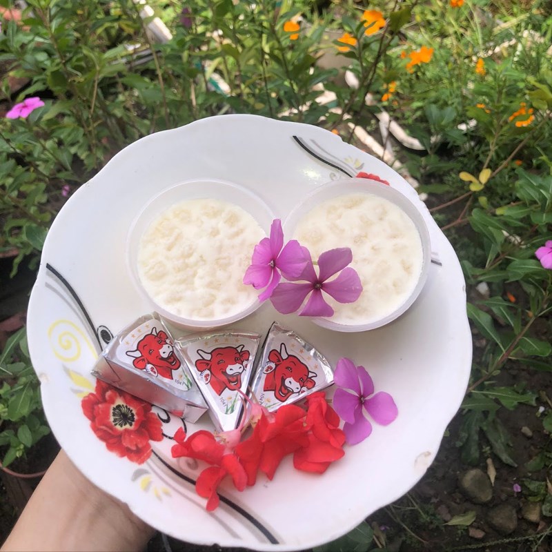 Bước 5 Thành phẩm Sữa chua phô mai nha đam