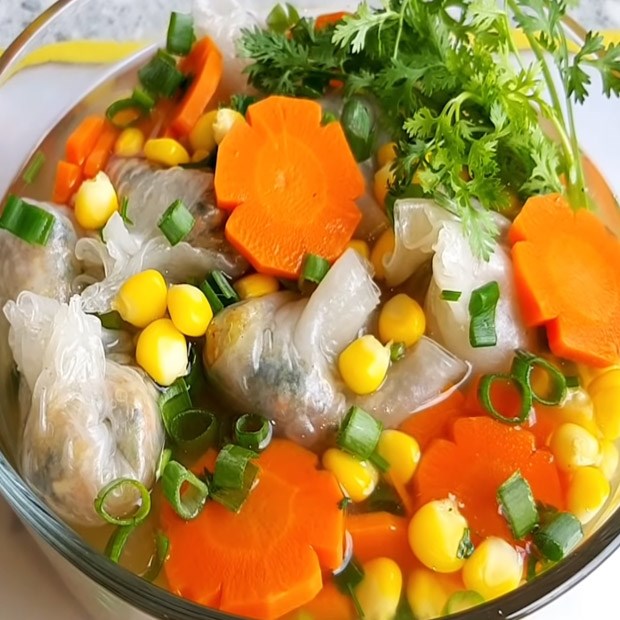 Bước 5 Thành phẩm Hoành thánh chay