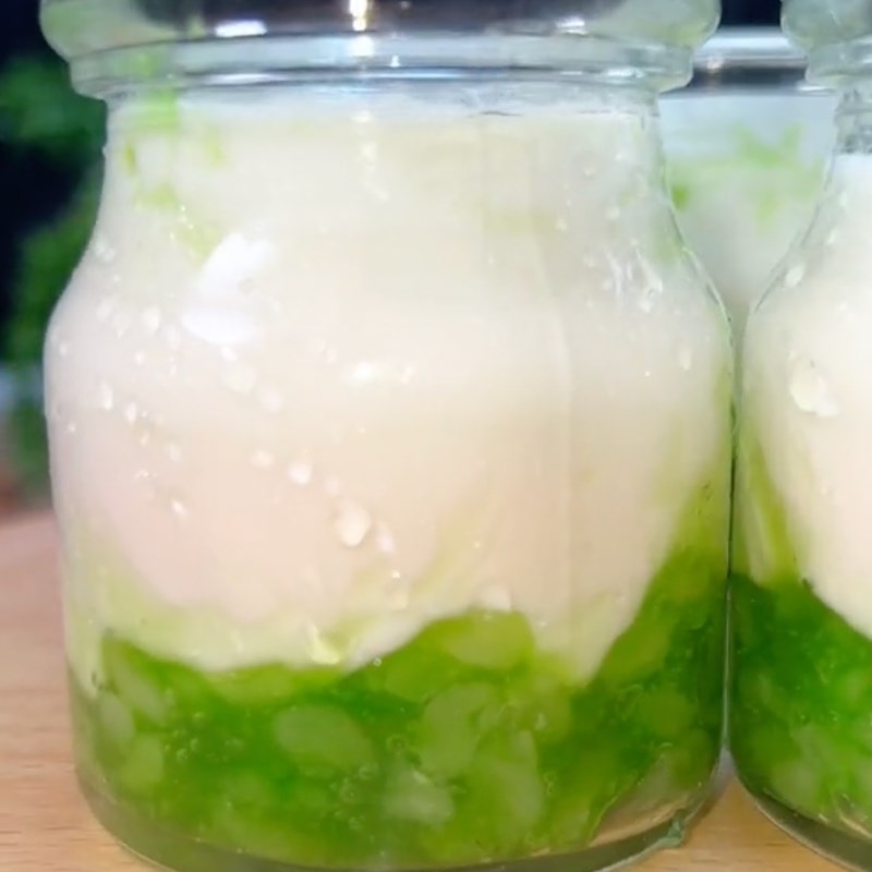 Bước 6 Thành phẩm Sữa chua phô mai cốm non (Công thức từ kênh tiktok Cách Nấu Ngon Cùng Cách Nấu Ngon)