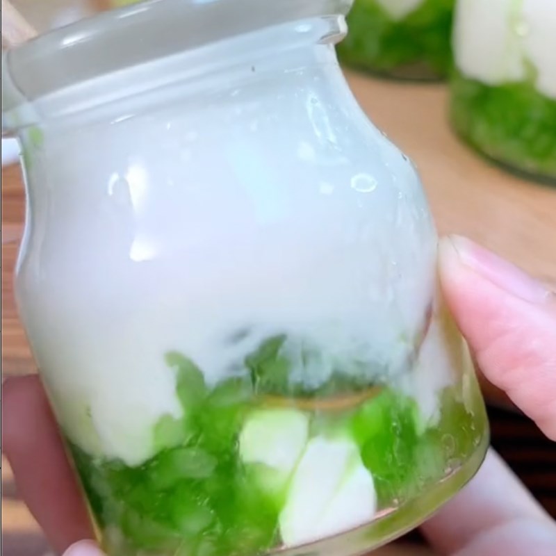 Bước 6 Thành phẩm Sữa chua phô mai cốm non (Công thức từ kênh tiktok Cách Nấu Ngon Cùng Cách Nấu Ngon)