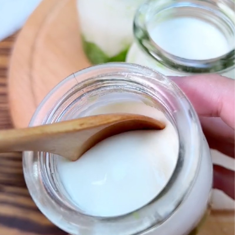 Bước 6 Thành phẩm Sữa chua phô mai cốm non (Công thức từ kênh tiktok Cách Nấu Ngon Cùng Cách Nấu Ngon)