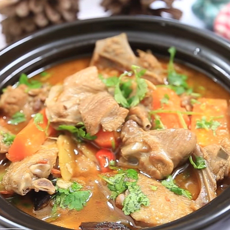 Bước 4 Thành phẩm Vịt kho tiêu