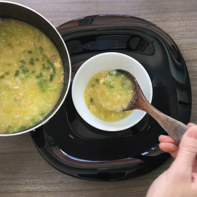 Bước 6 Thành phẩm Cháo cá hồi bằng nồi nấu chậm