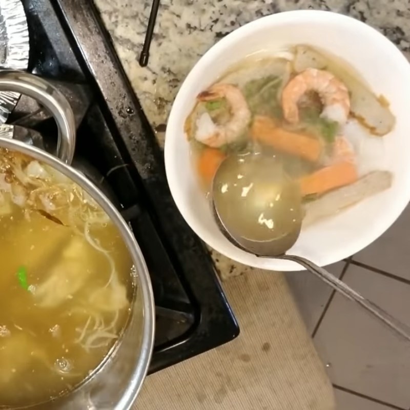 Bước 5 Thành phẩm Bánh canh hải sản