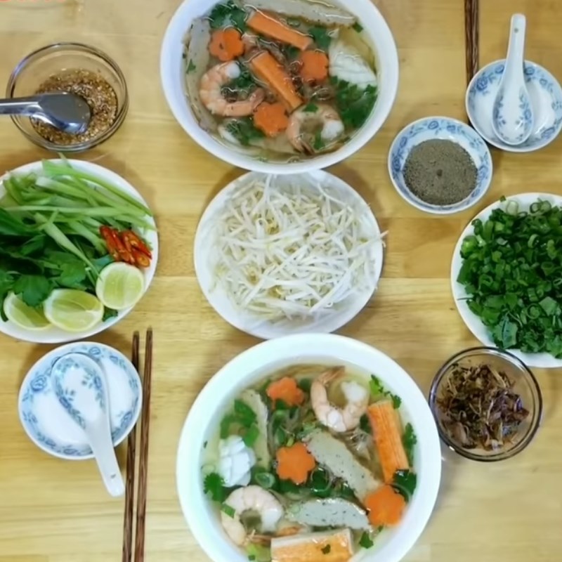 Bước 5 Thành phẩm Bánh canh hải sản