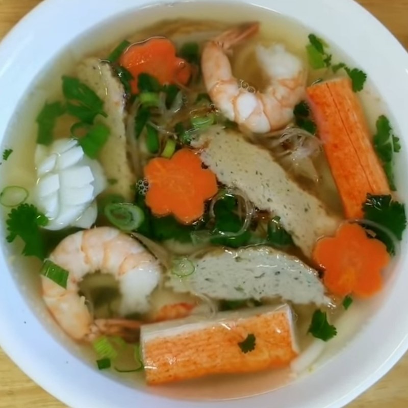 Bước 5 Thành phẩm Bánh canh hải sản