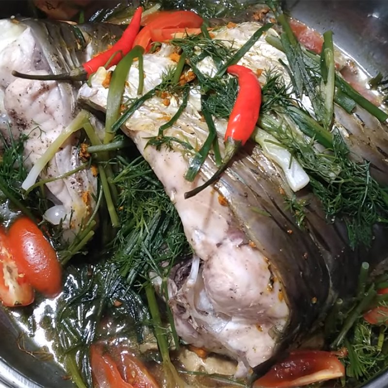 Bước 5 Thành phẩm Cá trắm hấp bia