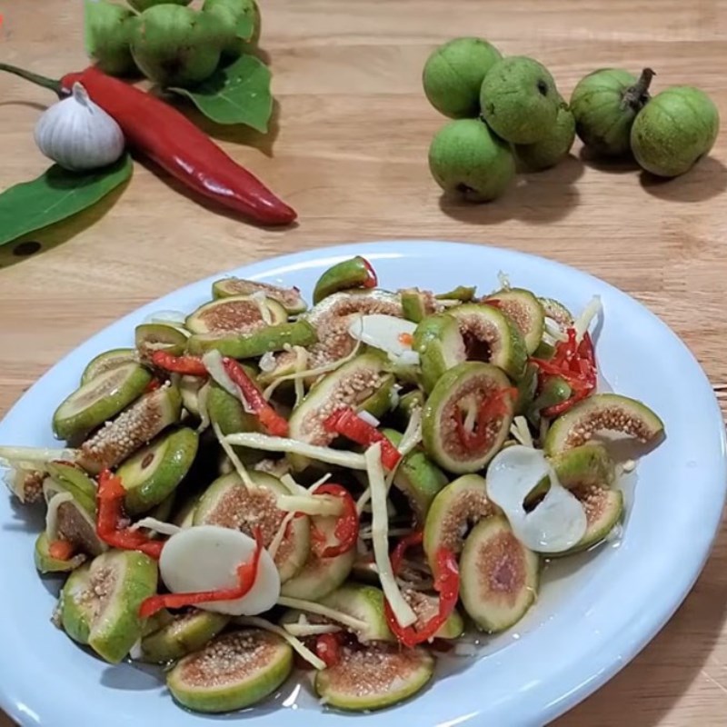 Bước 4 Thành phẩm Sung muối xổi