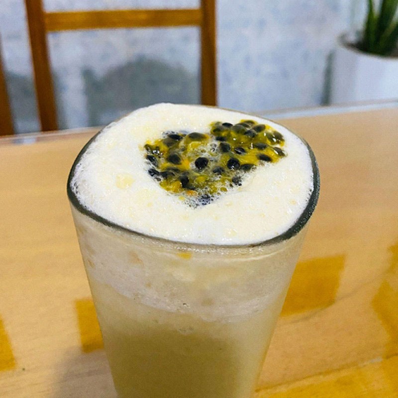 Bước 3 Thành phẩm Sinh tố chanh dây - chanh leo
