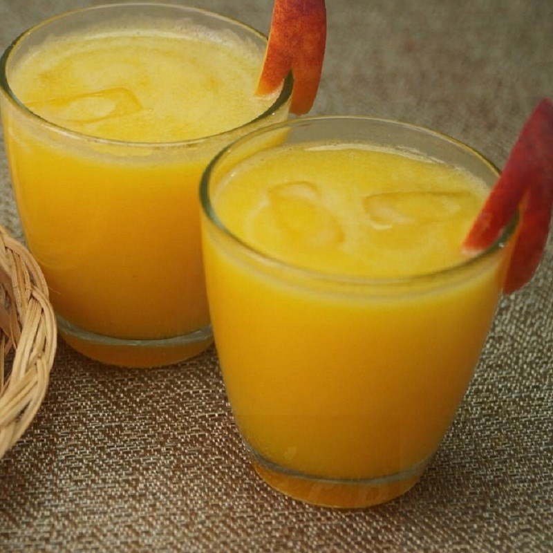 Bước 4 Thành phẩm Nước ép đào tươi