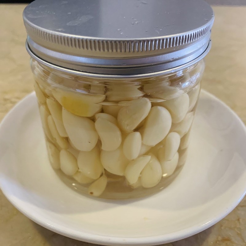 Bước 3 Thành phẩm Tỏi ngâm giấm