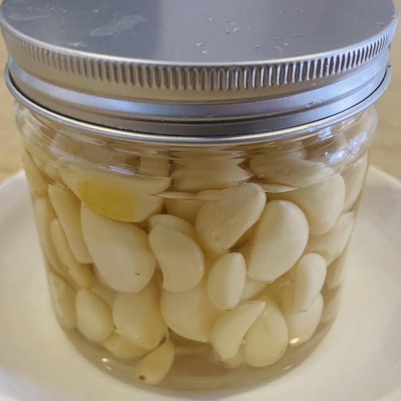 Bước 3 Thành phẩm Tỏi ngâm giấm