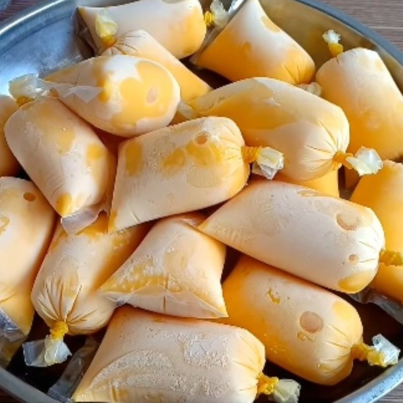 Bước 5 Thành phẩm Kem xoài túi