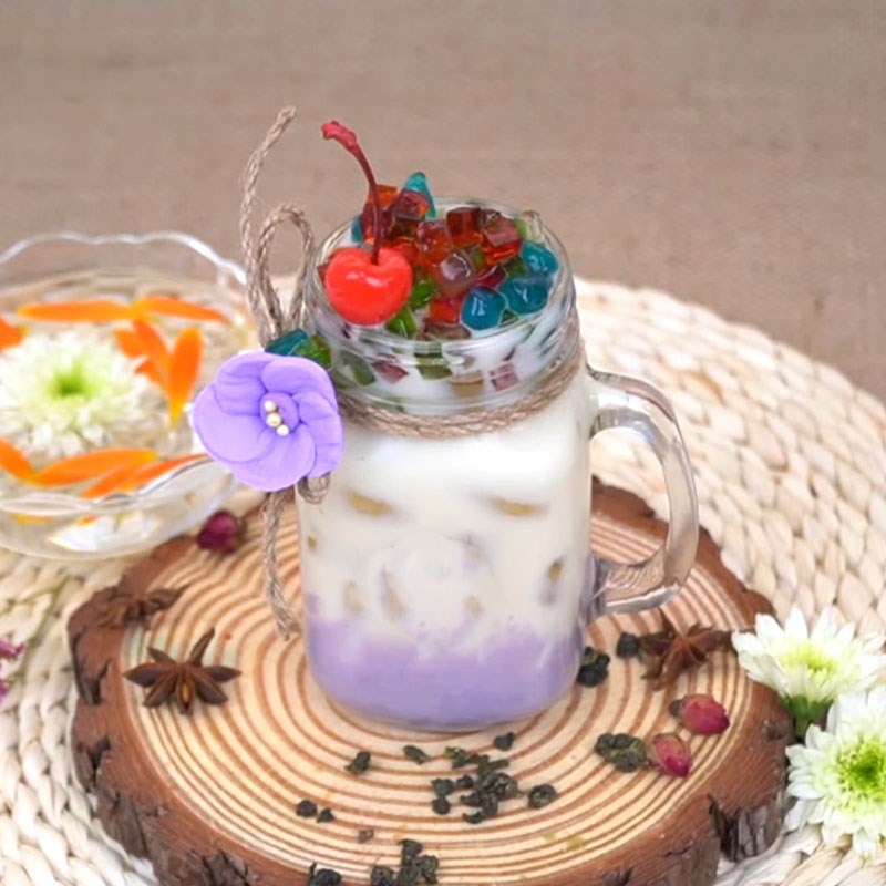 Bước 4 Thành phẩm Trà sữa khoai môn