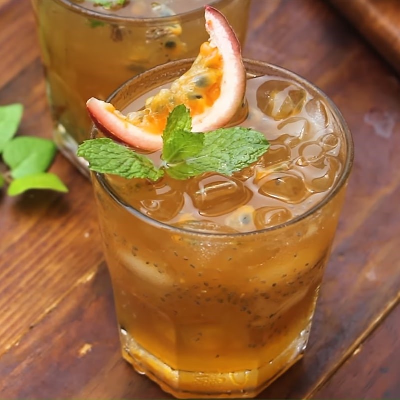 Bước 6 Thành phẩm Trà chanh dây hạt chia