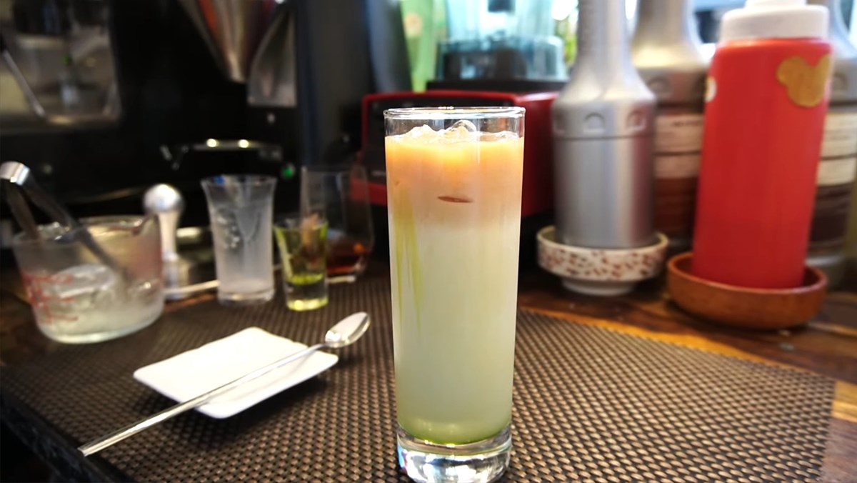 Trà sữa lá dứa