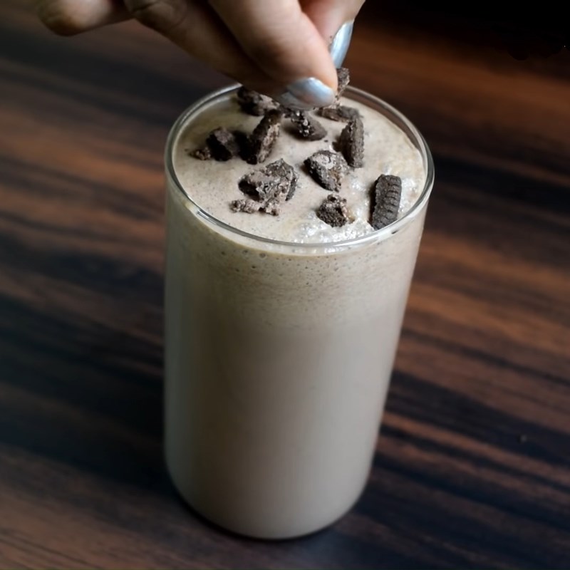 Bước 2 Trang trí Socola đá xay Oreo