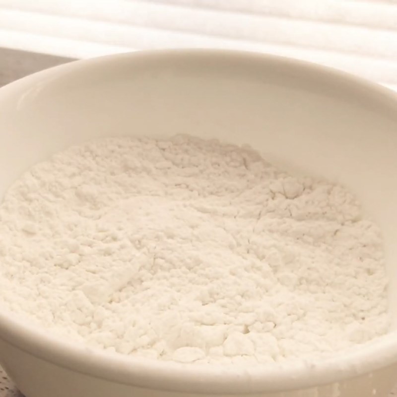 Bước 1 Trộn bột làm mochi Trà sữa mochi