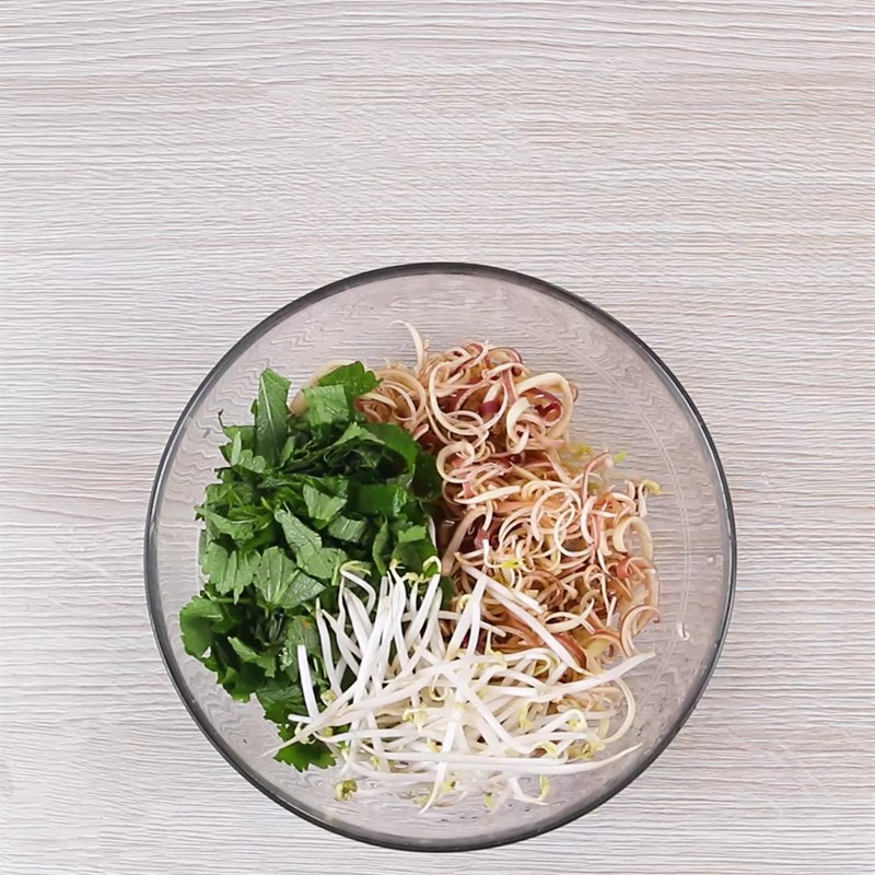 Bước 5 Trộn gỏi Gỏi lươn hoa chuối