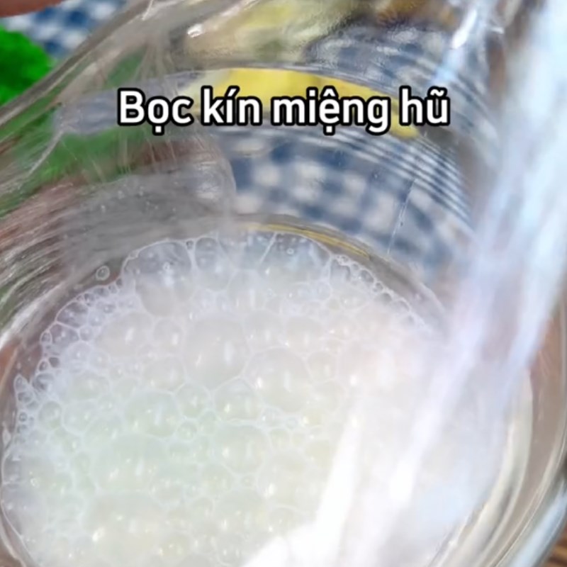 Bước 3 Ủ sữa chua phô mai Sữa chua phô mai cốm non (Công thức từ kênh tiktok Cách Nấu Ngon Cùng Cách Nấu Ngon)