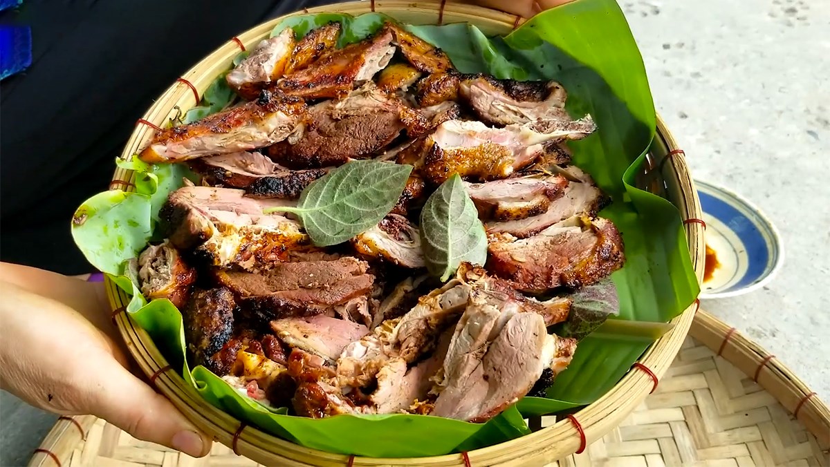 Vịt nướng giả cầy