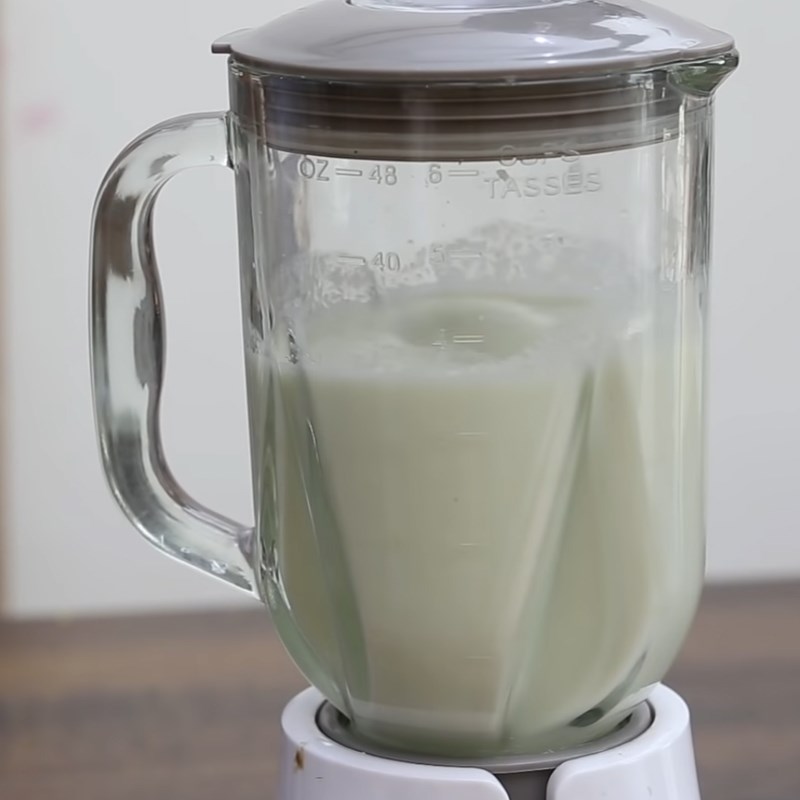 Bước 2 Xay sinh tố ổi Sinh tố ổi sữa tươi