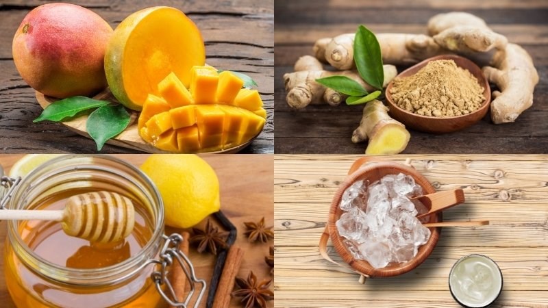 Nguyên liệu món ăn nước ép xoài