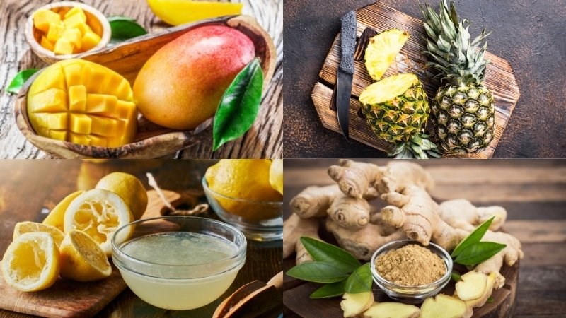 Nguyên liệu món ăn nước ép xoài